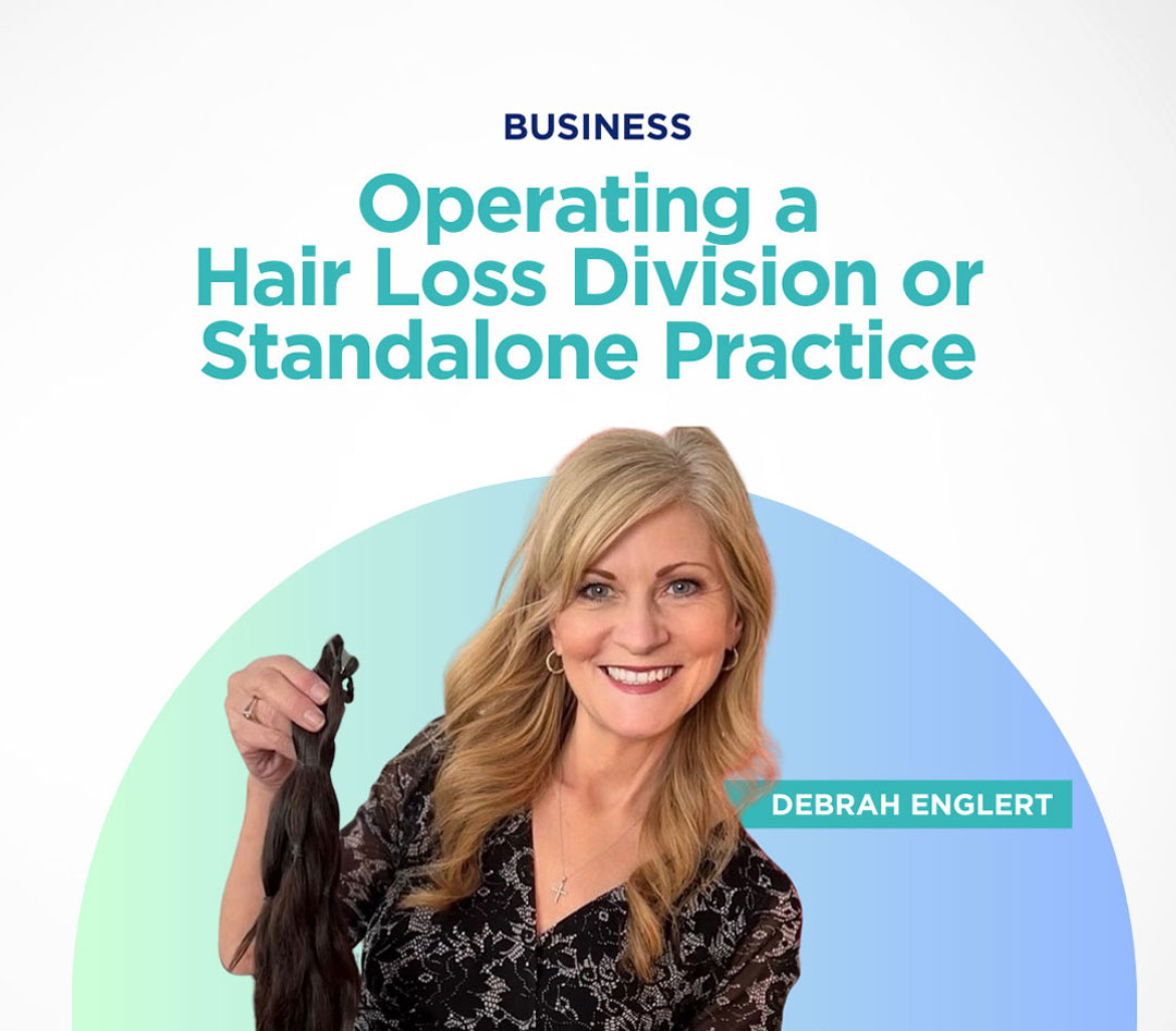 Debrah operating a hair loss division